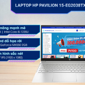 LAPTOP HP PAVILION 15-EG2038TX (6K784PA)